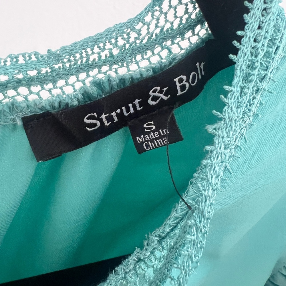 Strut & Bolt Ruffle Sleeve Top - Picture 6 of 7